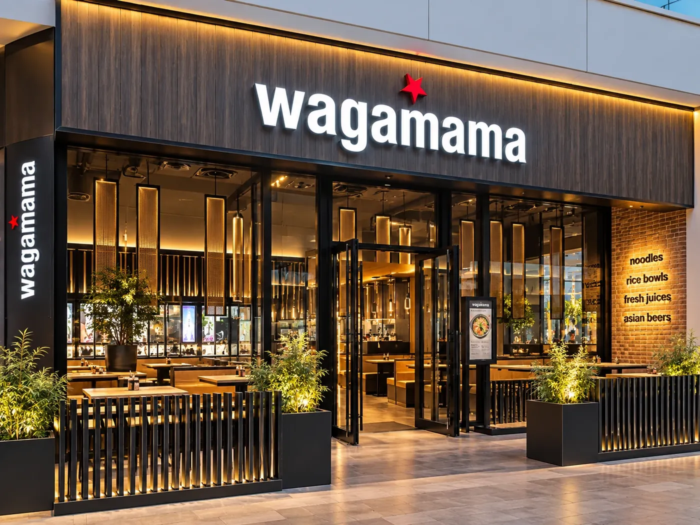 Wagamama project in Across UAE
