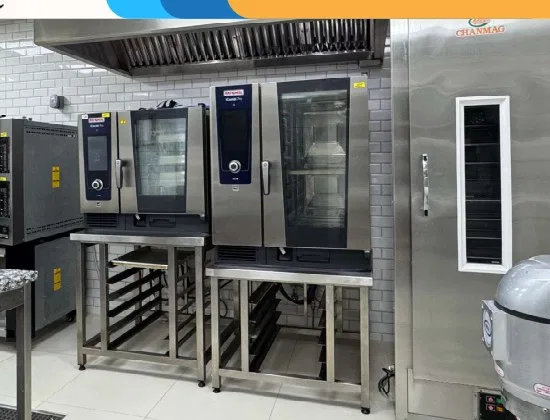 Commercial oven bank